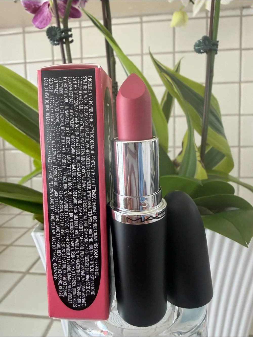 MAC Cosmetics Satin Lipstick - Mauve Rose 802 BRAVE